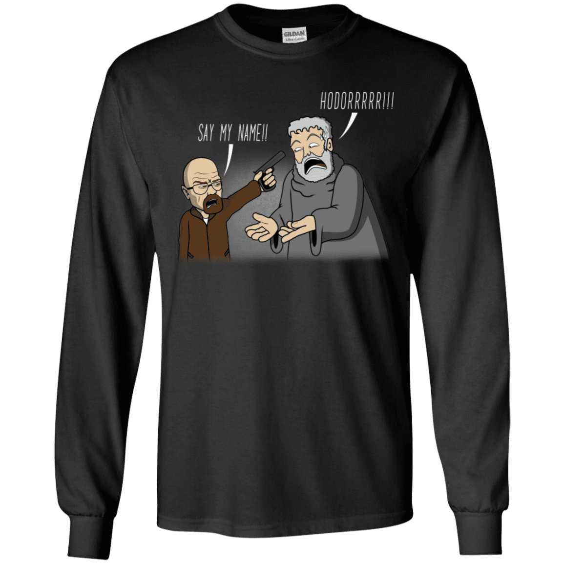 T-Shirts Black / YS Say My Name!! Youth Long Sleeve T-Shirt