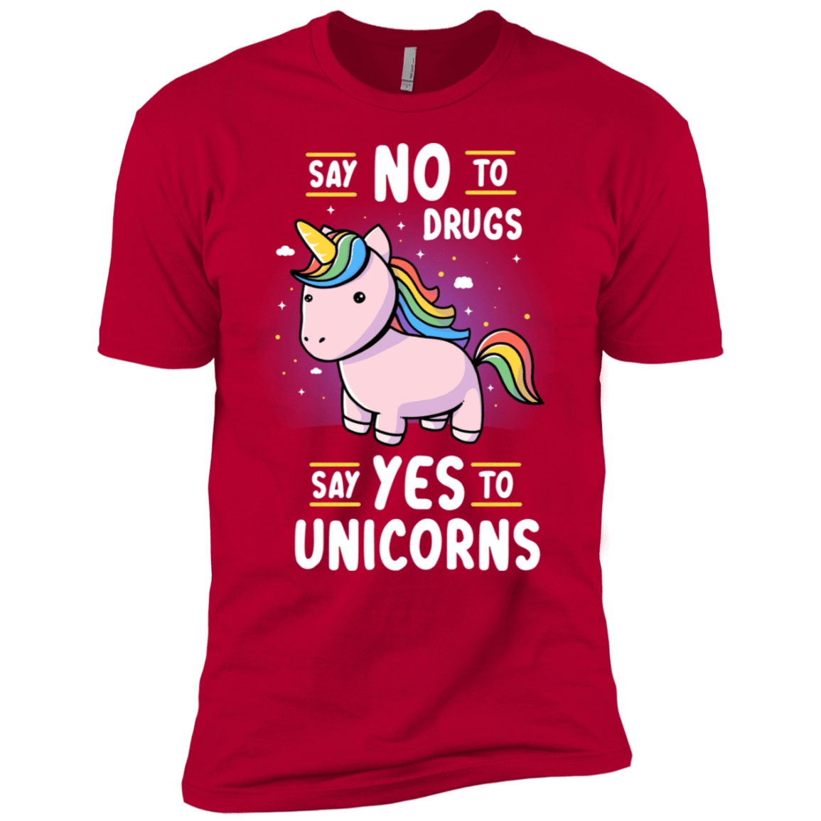 T-Shirts Red / YXS Say No to Drugs Boys Premium T-Shirt