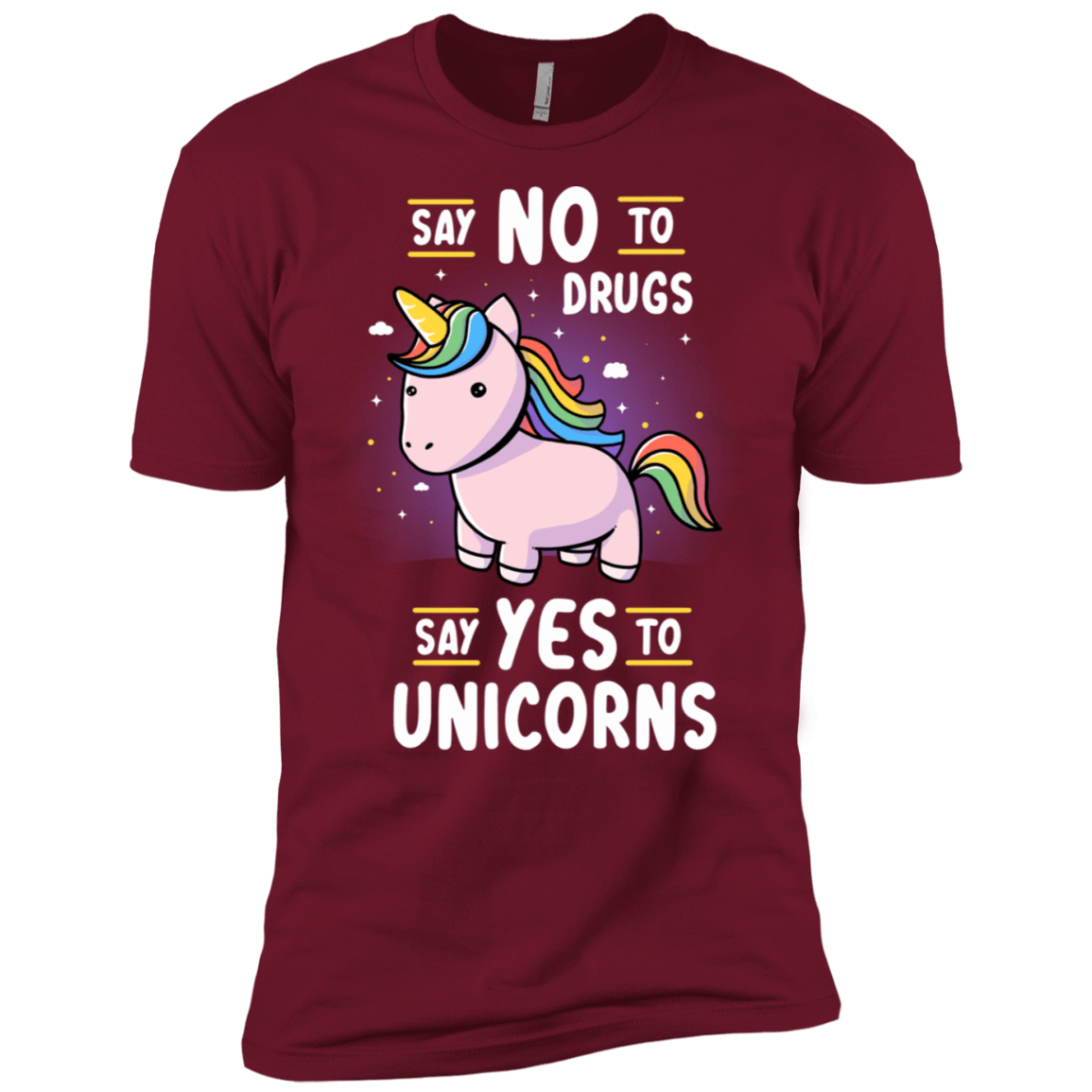 T-Shirts Cardinal / X-Small Say No to Drugs Men's Premium T-Shirt