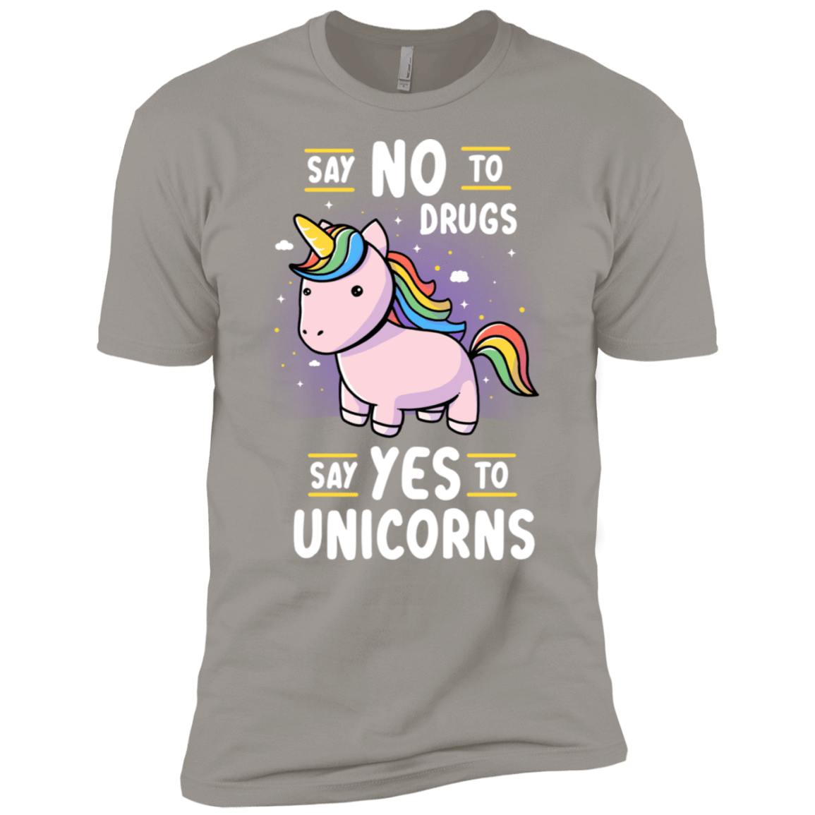 T-Shirts Light Grey / X-Small Say No to Drugs Men's Premium T-Shirt