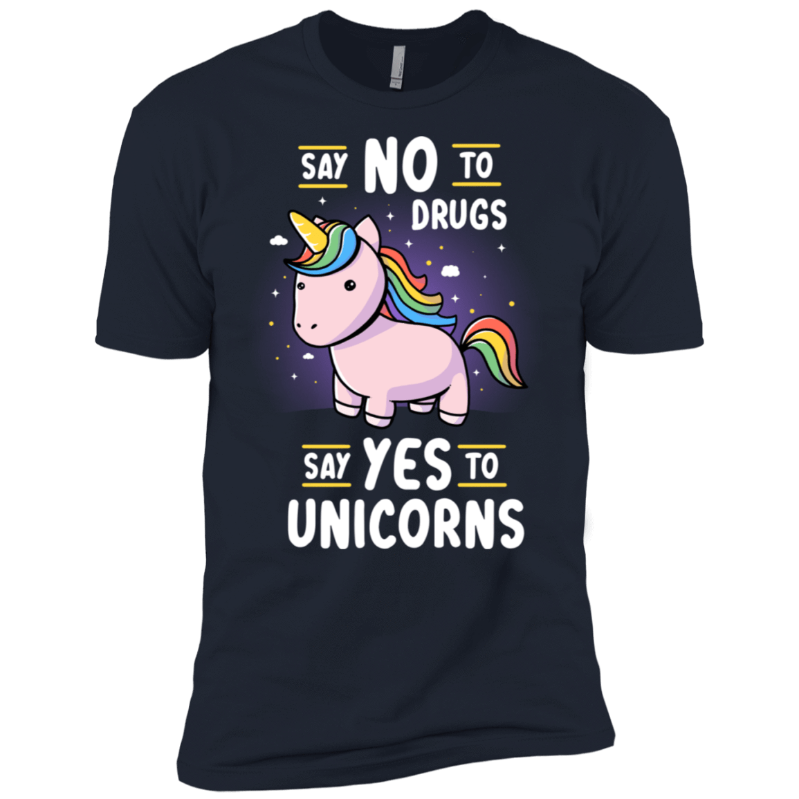 T-Shirts Midnight Navy / X-Small Say No to Drugs Men's Premium T-Shirt