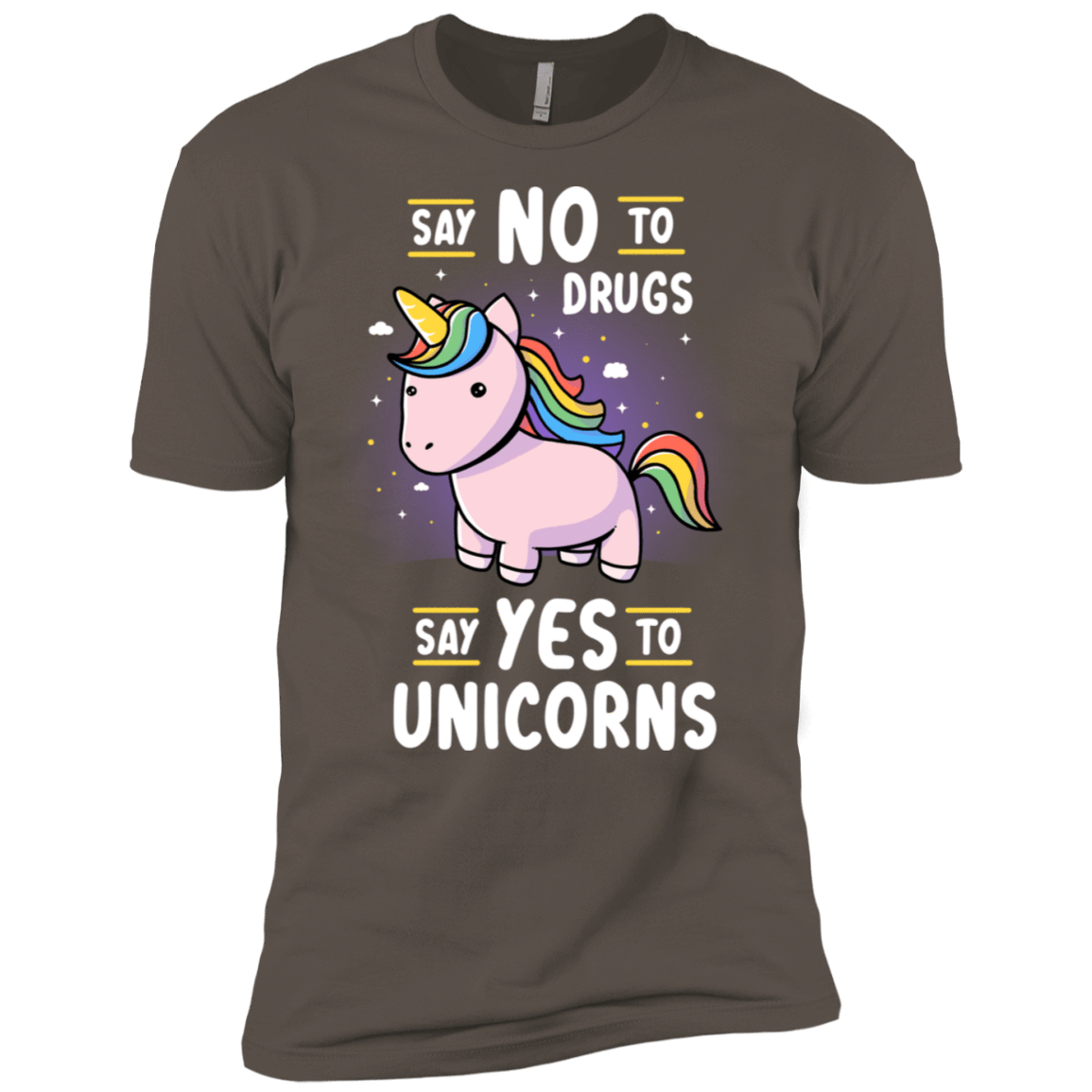 T-Shirts Warm Grey / X-Small Say No to Drugs Men's Premium T-Shirt