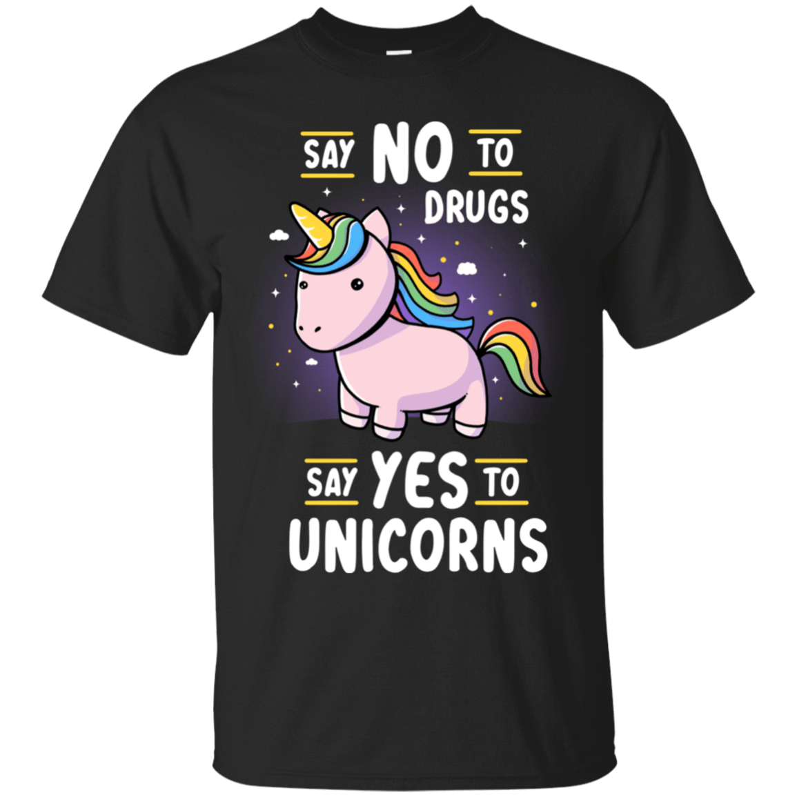 T-Shirts Black / S Say No to Drugs T-Shirt