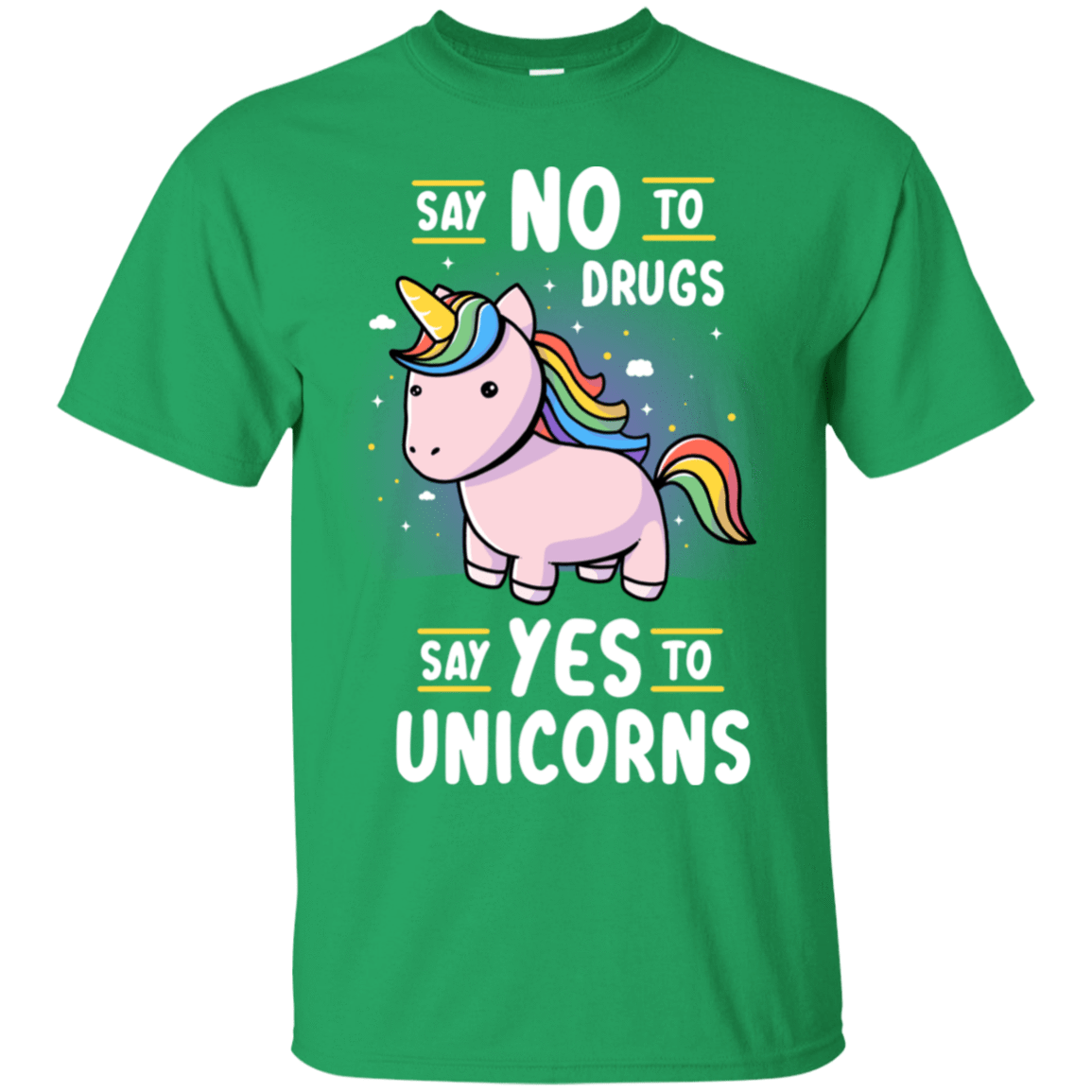 T-Shirts Irish Green / S Say No to Drugs T-Shirt