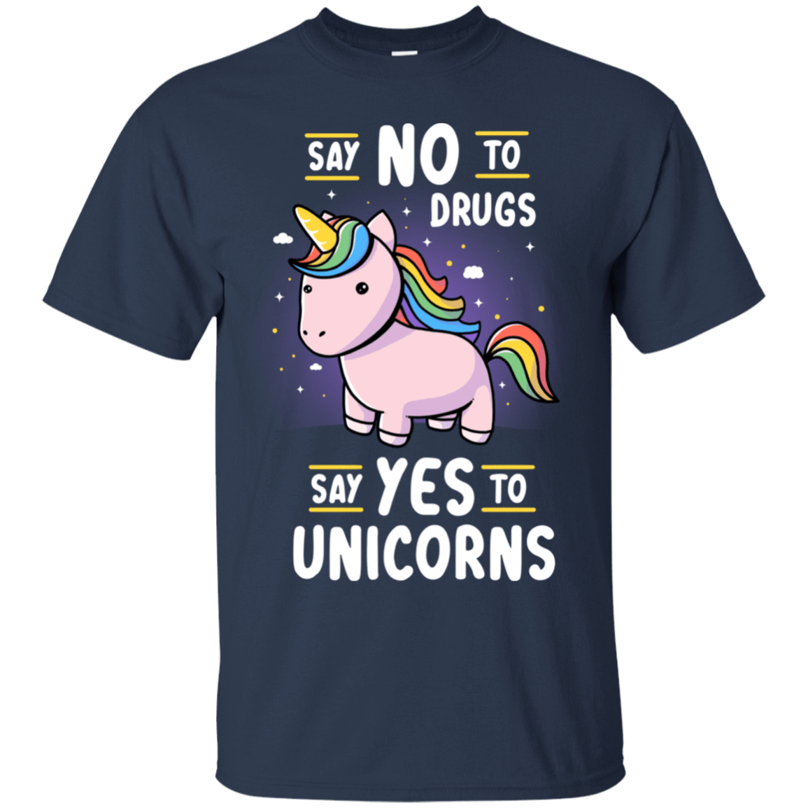 T-Shirts Navy / S Say No to Drugs T-Shirt