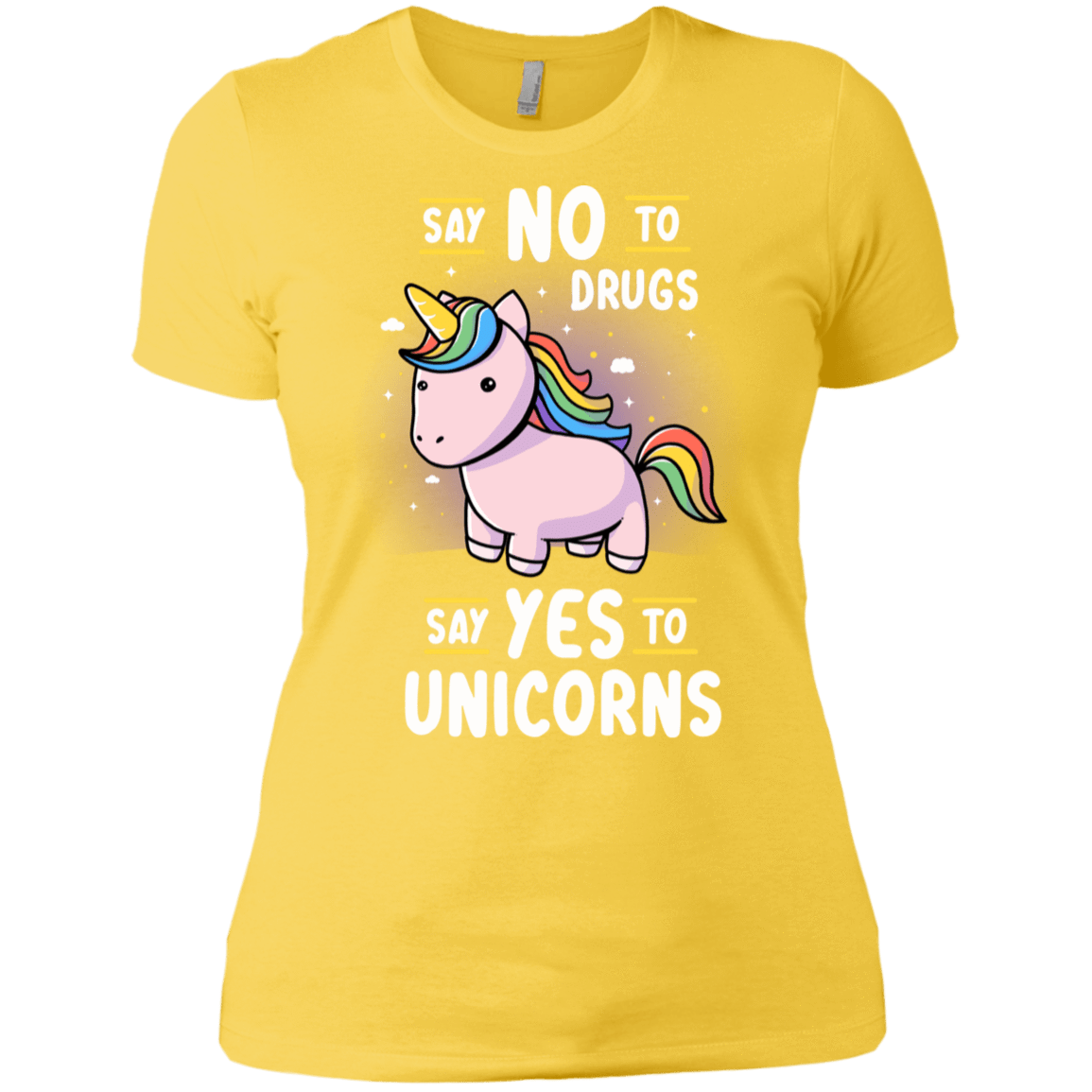 T-Shirts Vibrant Yellow / X-Small Say No to Drugs Women's Premium T-Shirt