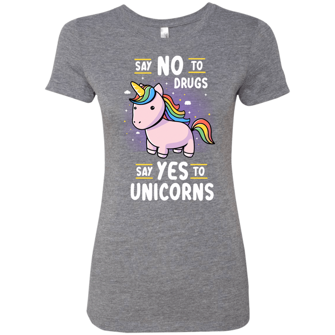 T-Shirts Premium Heather / S Say No to Drugs Women's Triblend T-Shirt