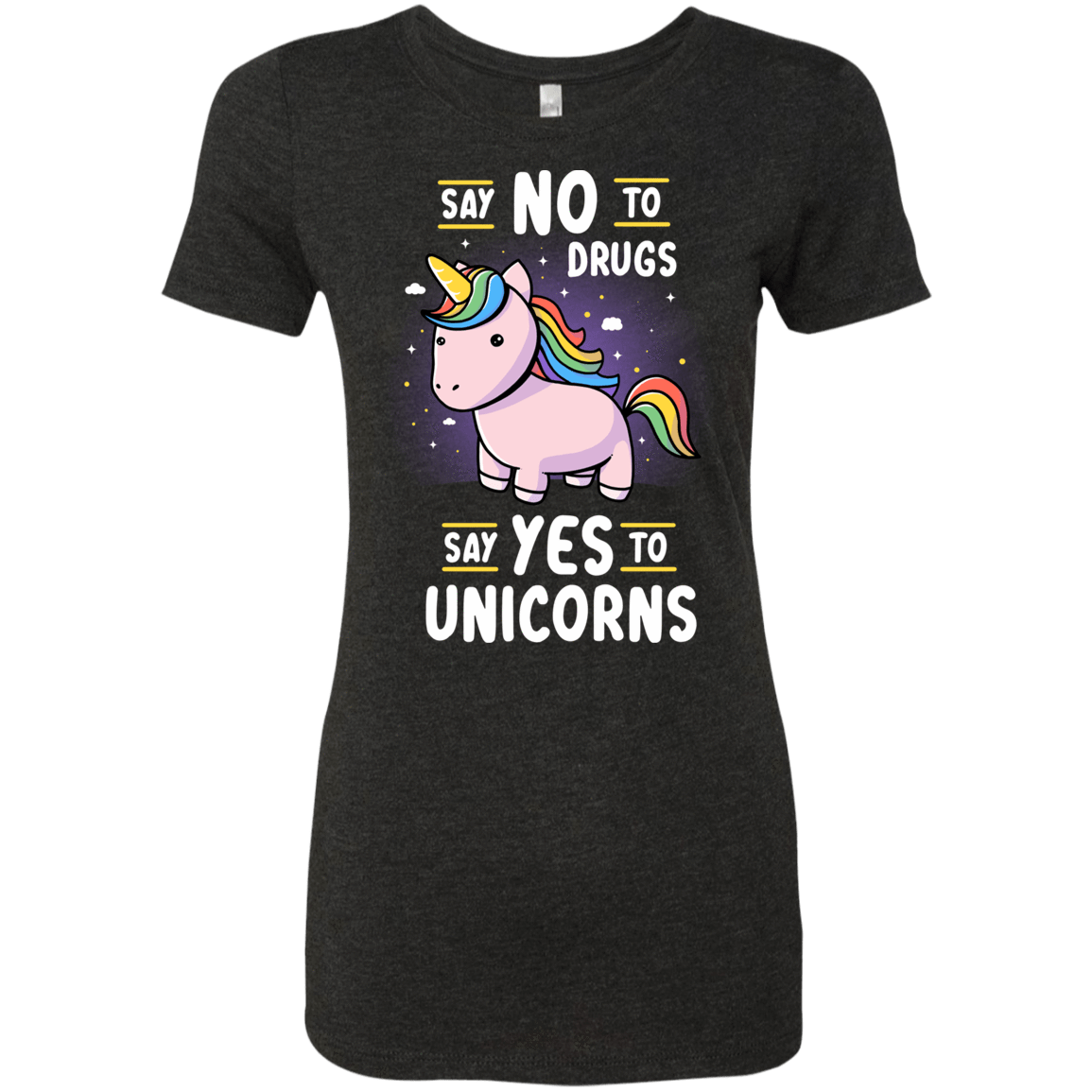 T-Shirts Vintage Black / S Say No to Drugs Women's Triblend T-Shirt