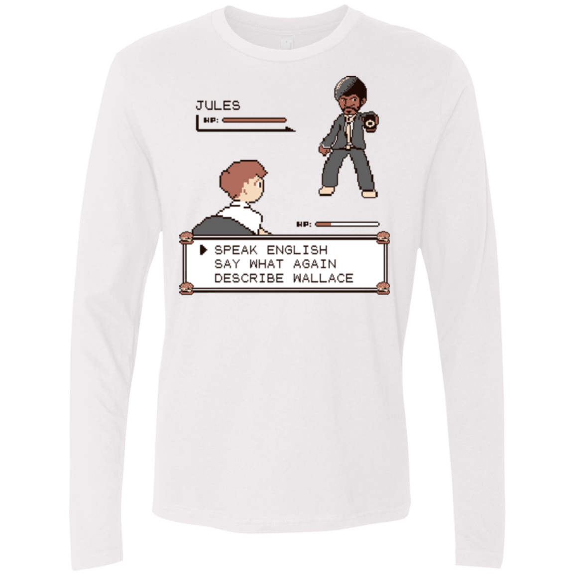 T-Shirts White / Small say what again Men's Premium Long Sleeve