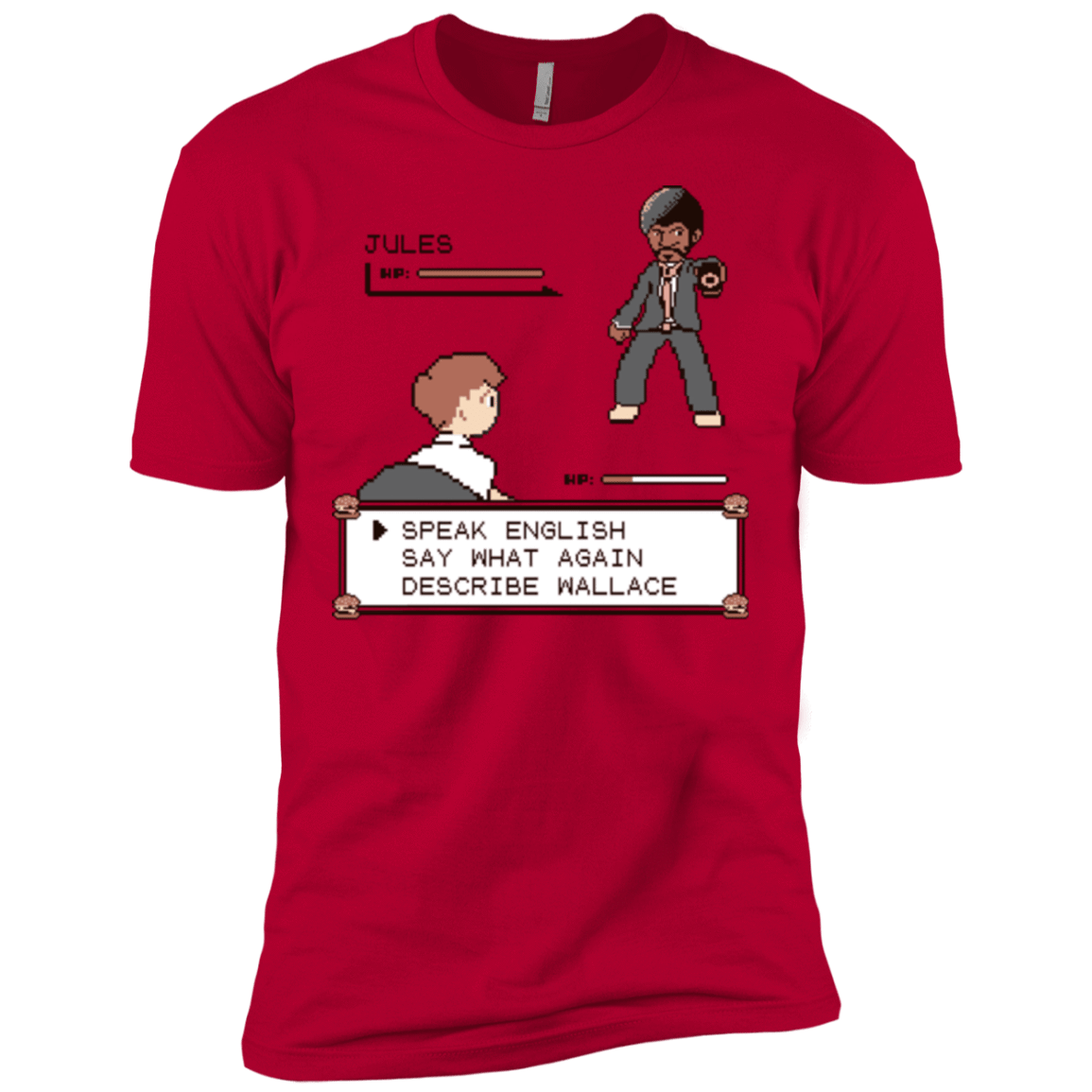 T-Shirts Red / X-Small say what again Men's Premium T-Shirt