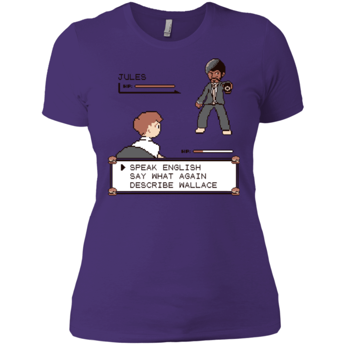 T-Shirts Purple / X-Small say what again Women's Premium T-Shirt