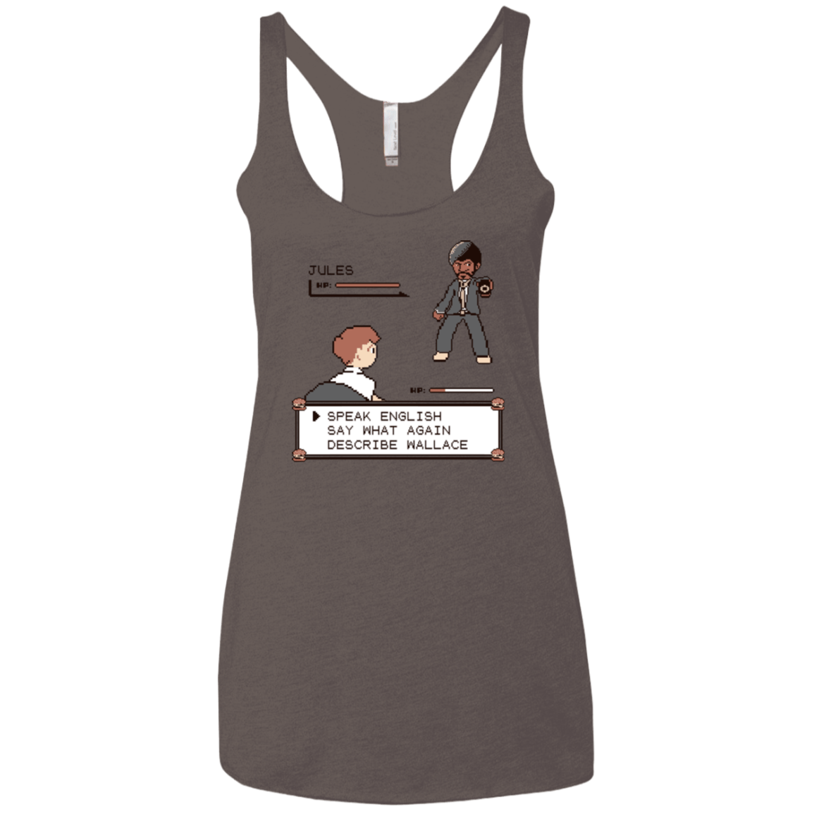 T-Shirts Macchiato / X-Small say what again Women's Triblend Racerback Tank