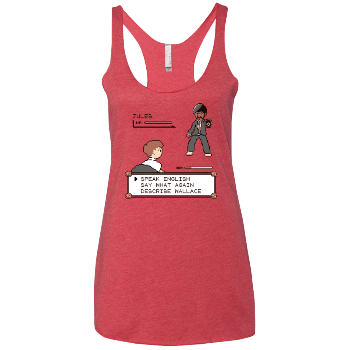 T-Shirts Vintage Red / X-Small say what again Women's Triblend Racerback Tank