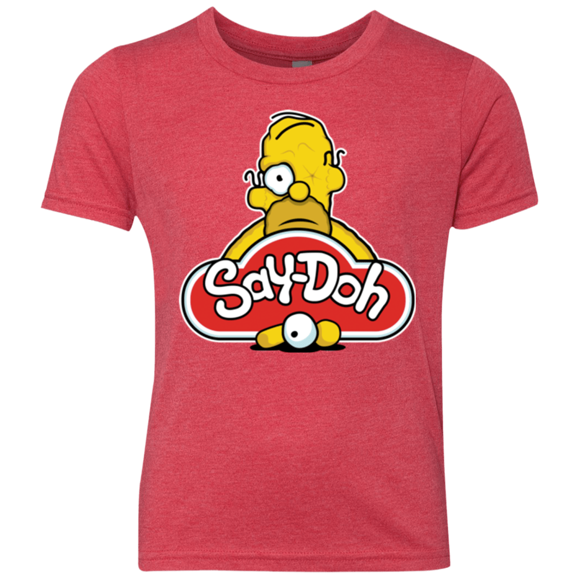 T-Shirts Vintage Red / YXS Saydoh Youth Triblend T-Shirt