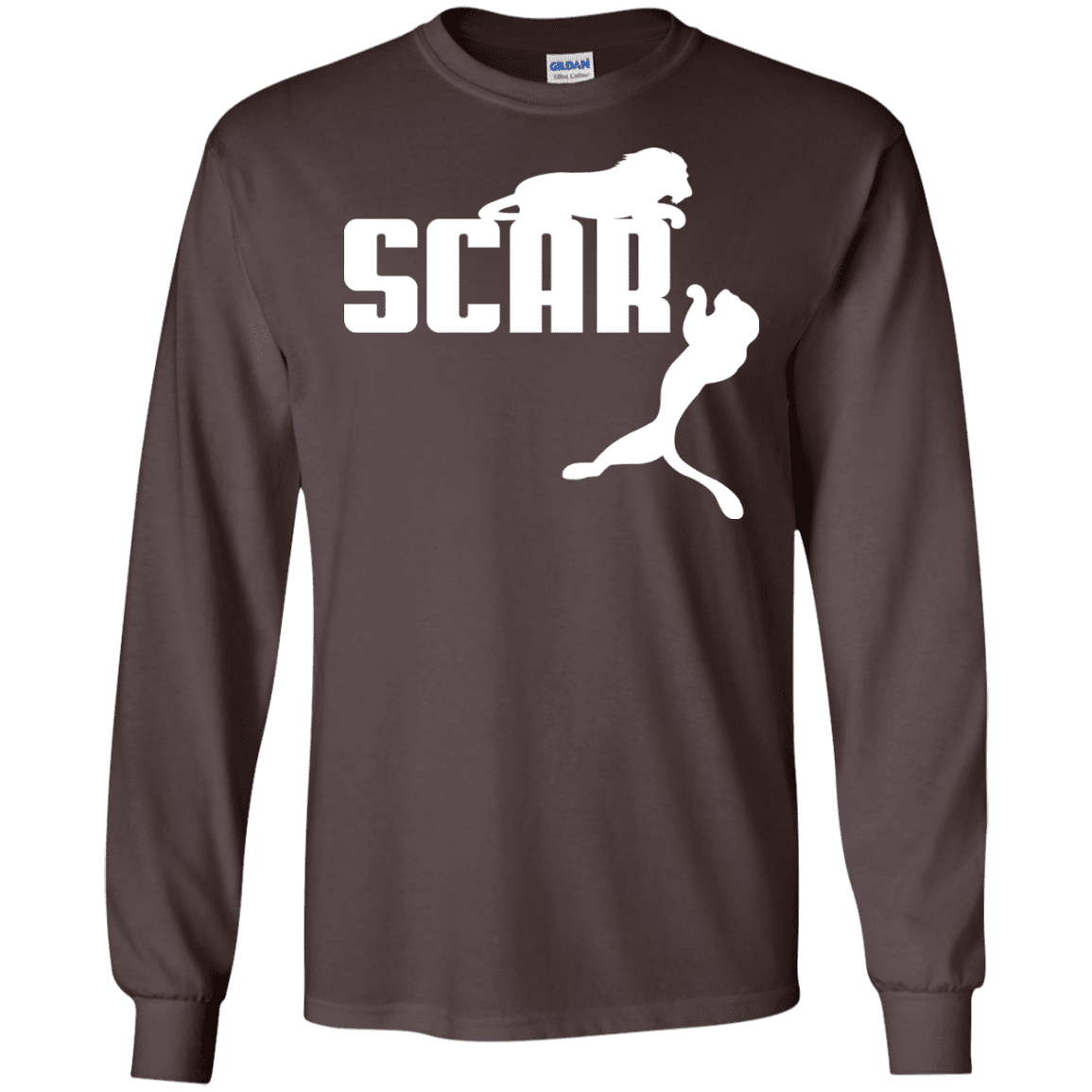 T-Shirts Dark Chocolate / S Scar! Men's Long Sleeve T-Shirt