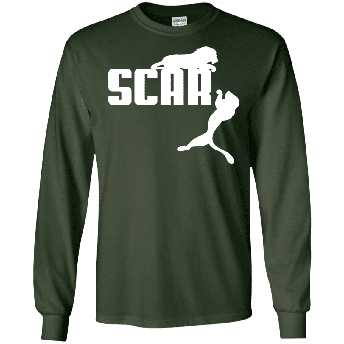 T-Shirts Forest Green / S Scar! Men's Long Sleeve T-Shirt