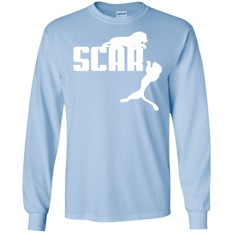 T-Shirts Light Blue / S Scar! Men's Long Sleeve T-Shirt