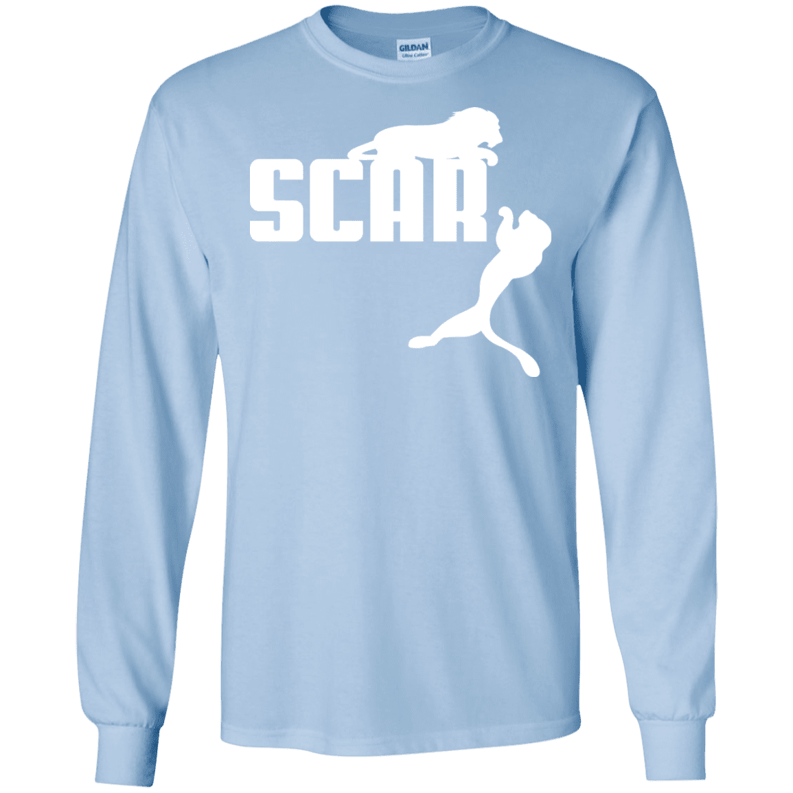 T-Shirts Light Blue / S Scar! Men's Long Sleeve T-Shirt
