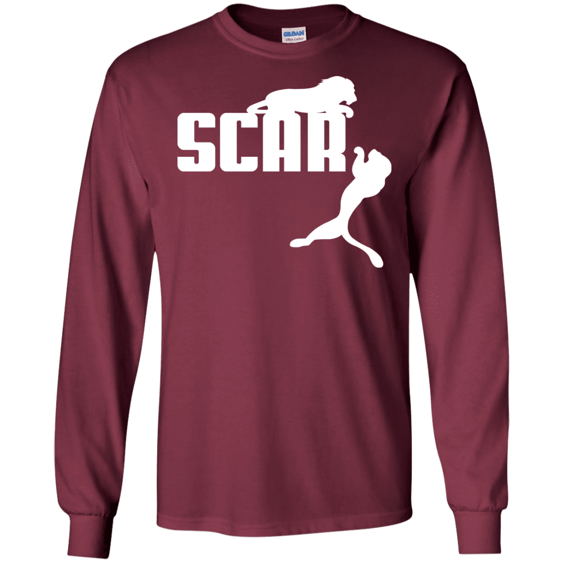 T-Shirts Maroon / S Scar! Men's Long Sleeve T-Shirt