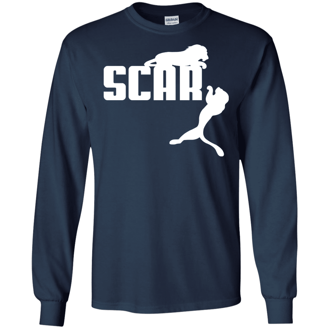 T-Shirts Navy / S Scar! Men's Long Sleeve T-Shirt