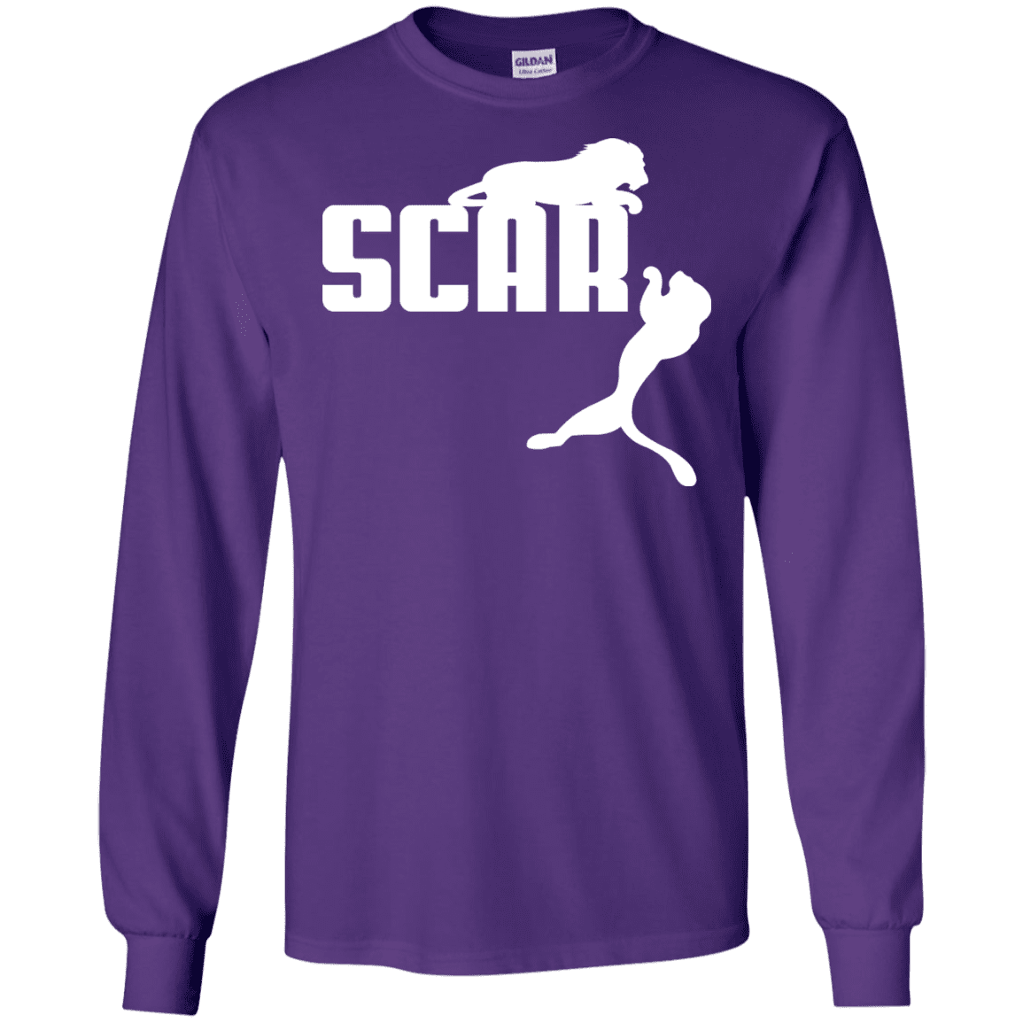 T-Shirts Purple / S Scar! Men's Long Sleeve T-Shirt