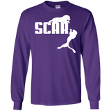 T-Shirts Purple / S Scar! Men's Long Sleeve T-Shirt