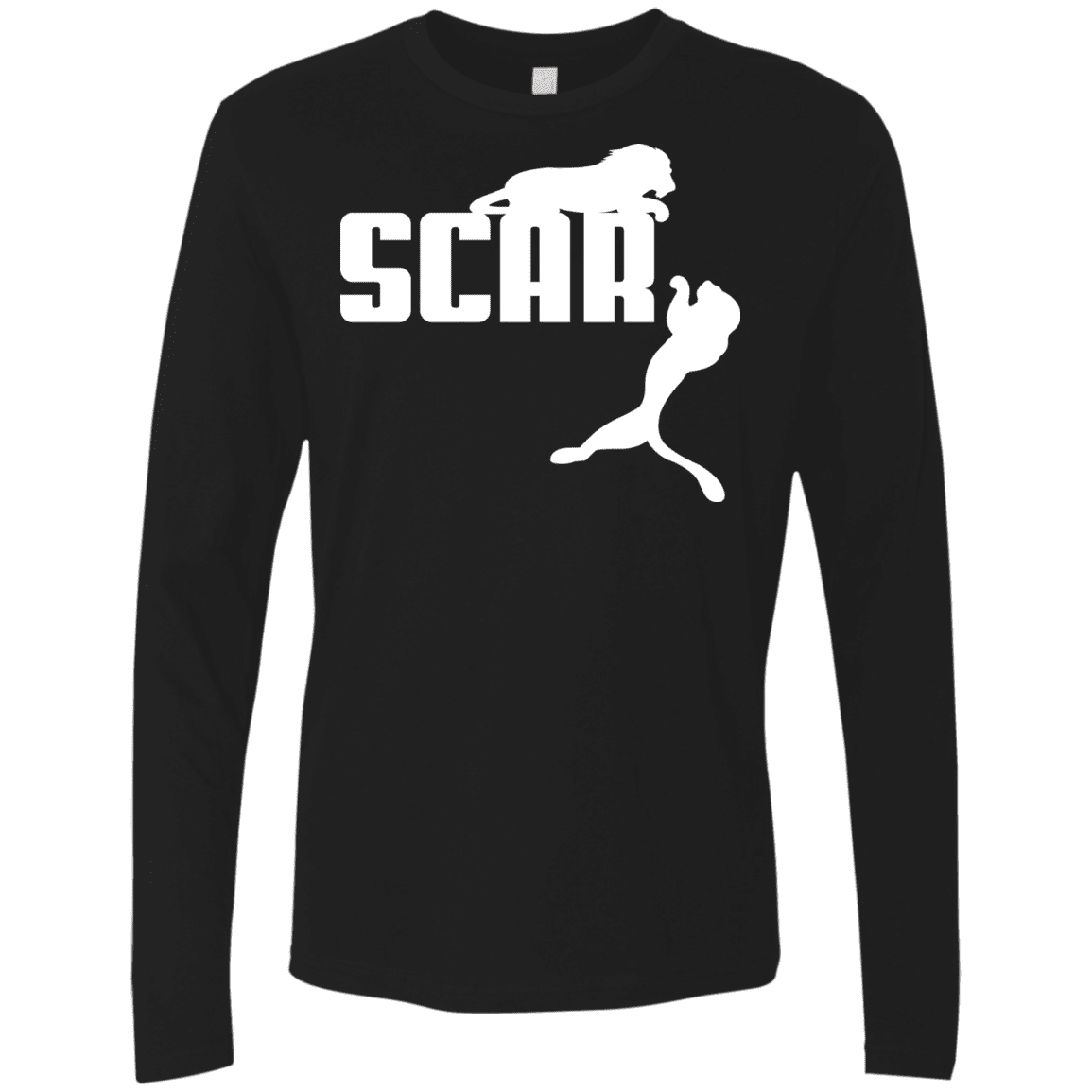 T-Shirts Black / S Scar! Men's Premium Long Sleeve