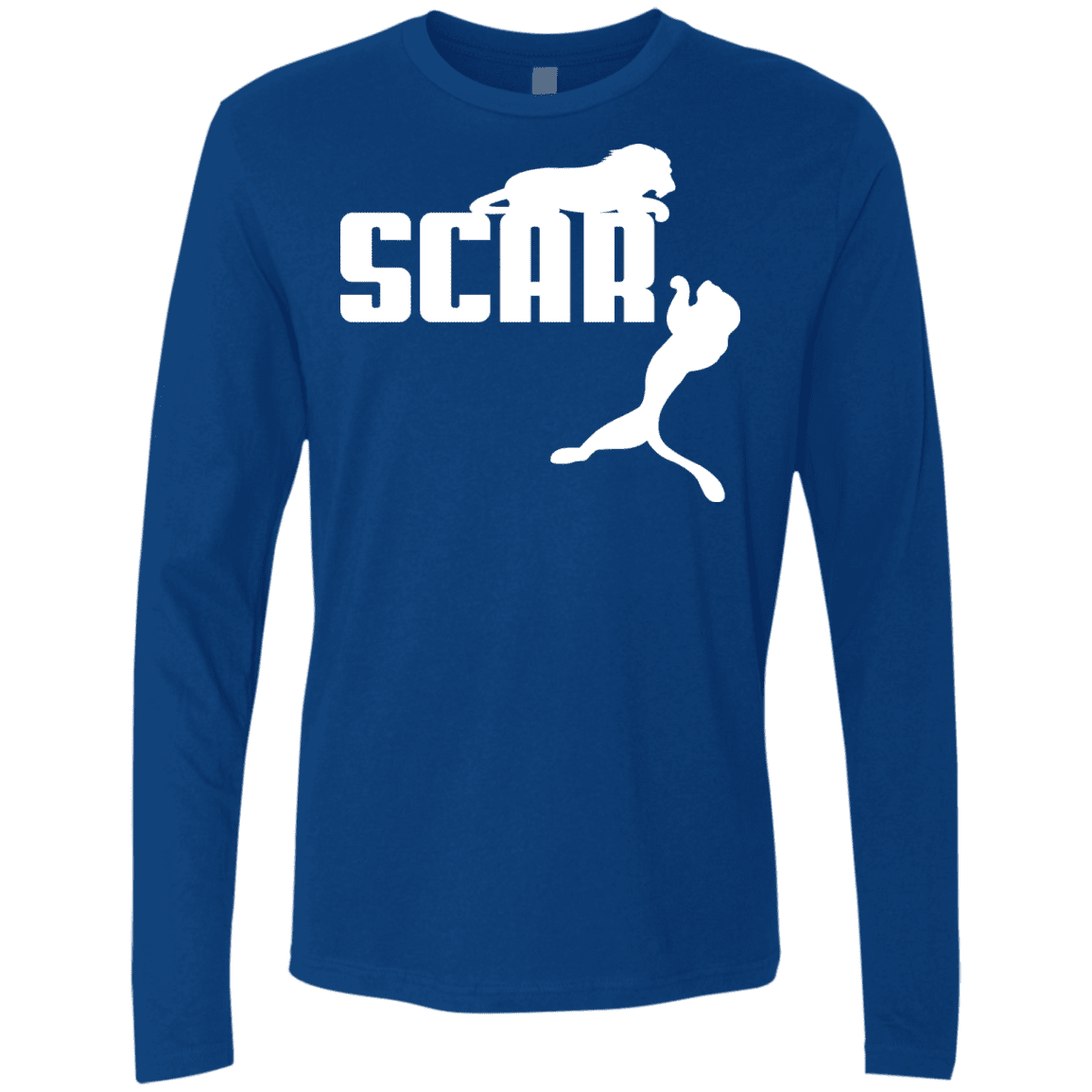 T-Shirts Royal / S Scar! Men's Premium Long Sleeve