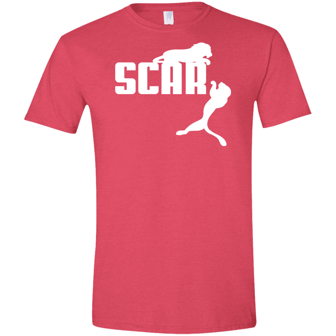 T-Shirts Heather Red / S Scar! Men's Semi-Fitted Softstyle