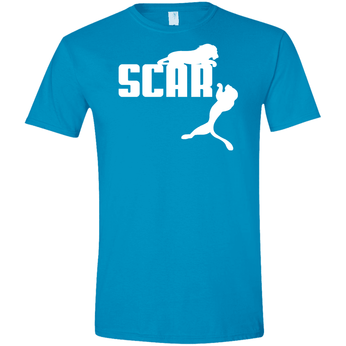 T-Shirts Sapphire / S Scar! Men's Semi-Fitted Softstyle