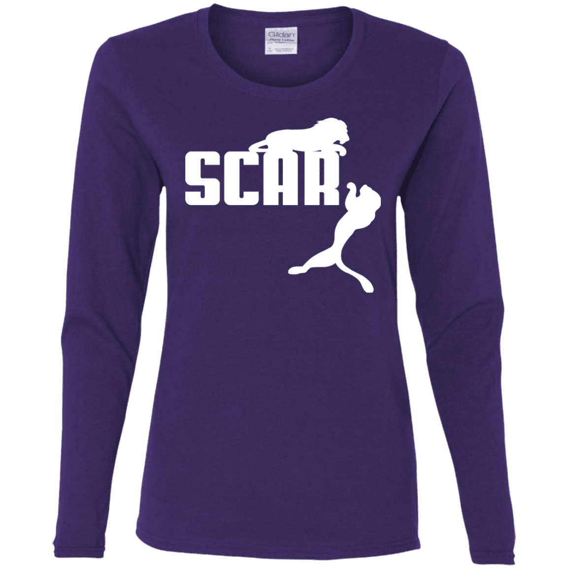 T-Shirts Purple / S Scar! Women's Long Sleeve T-Shirt
