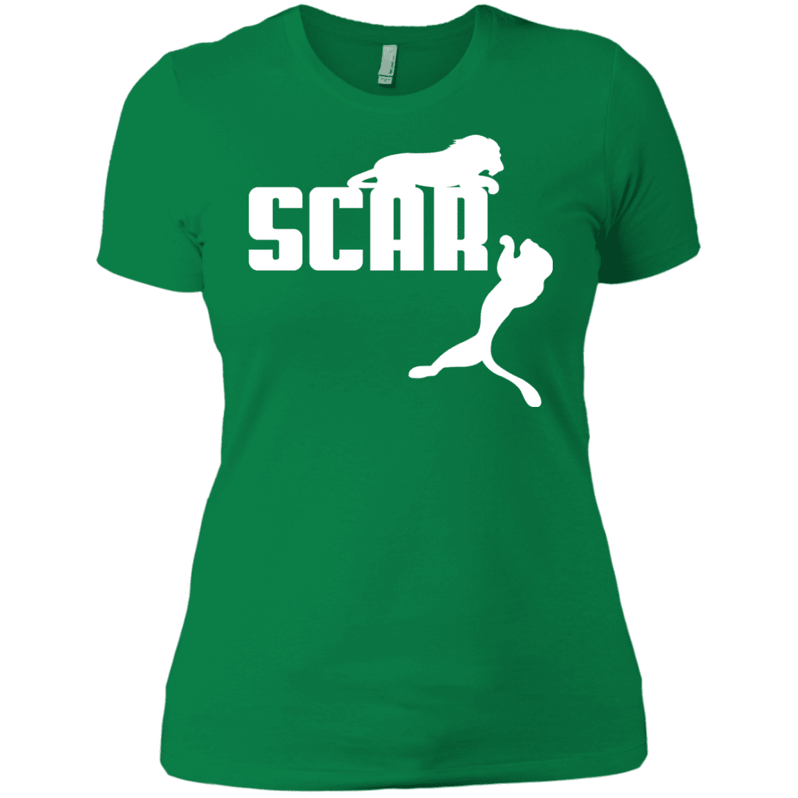 T-Shirts Kelly Green / X-Small Scar! Women's Premium T-Shirt