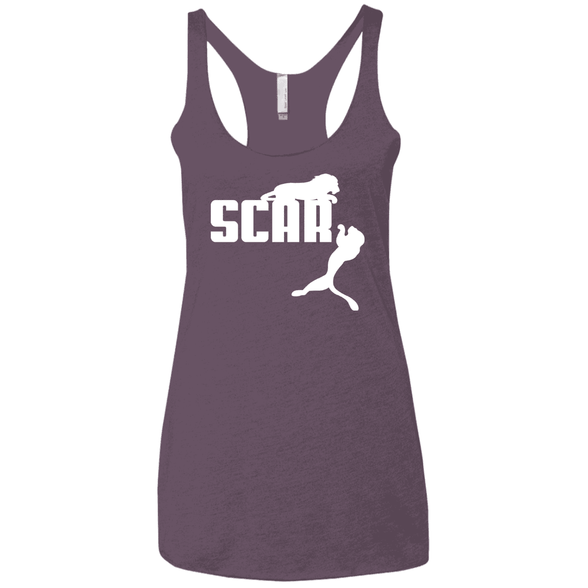 T-Shirts Vintage Purple / X-Small Scar! Women's Triblend Racerback Tank
