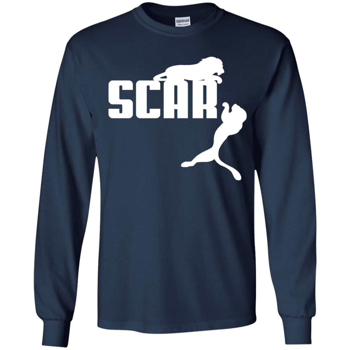 T-Shirts Navy / YS Scar! Youth Long Sleeve T-Shirt