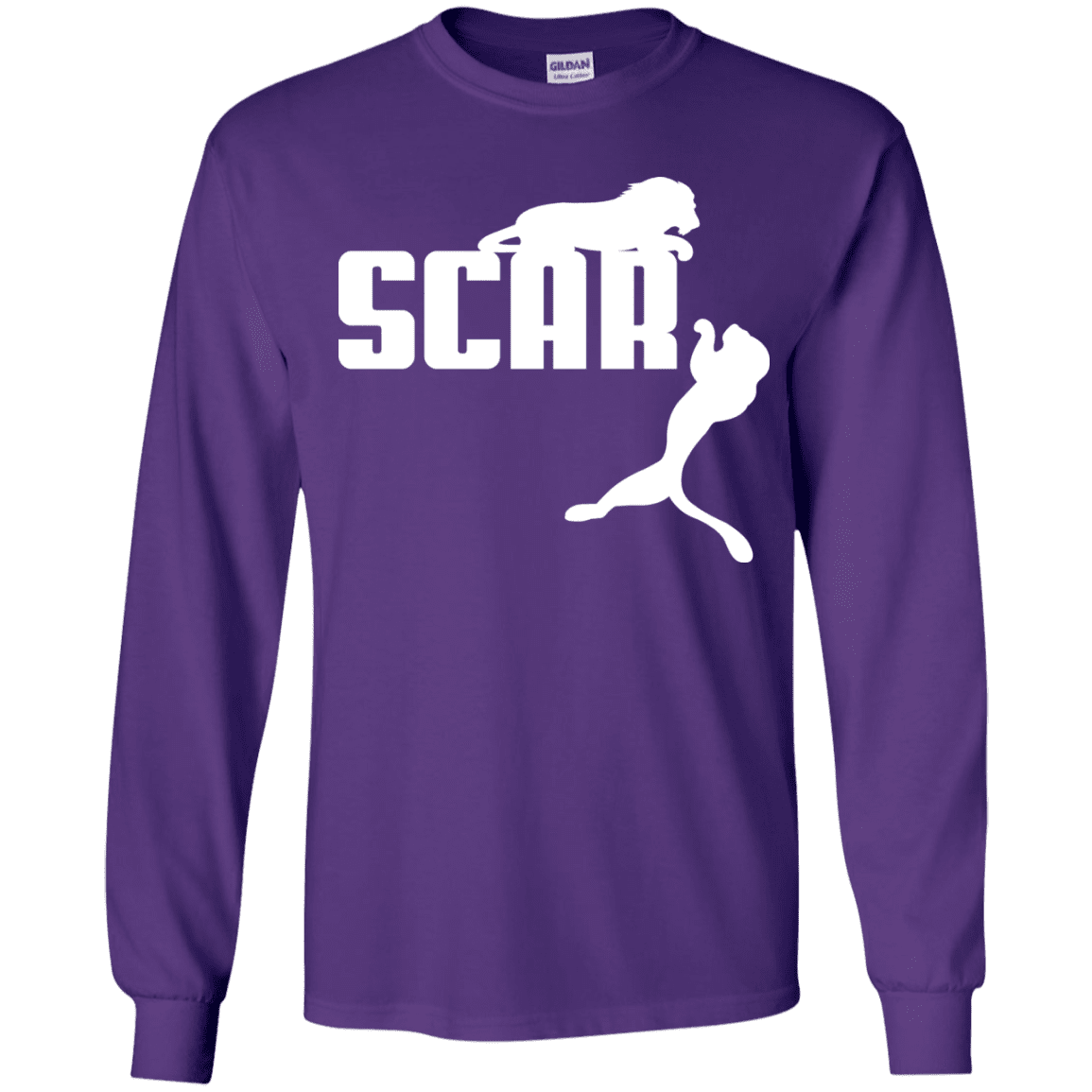 T-Shirts Purple / YS Scar! Youth Long Sleeve T-Shirt