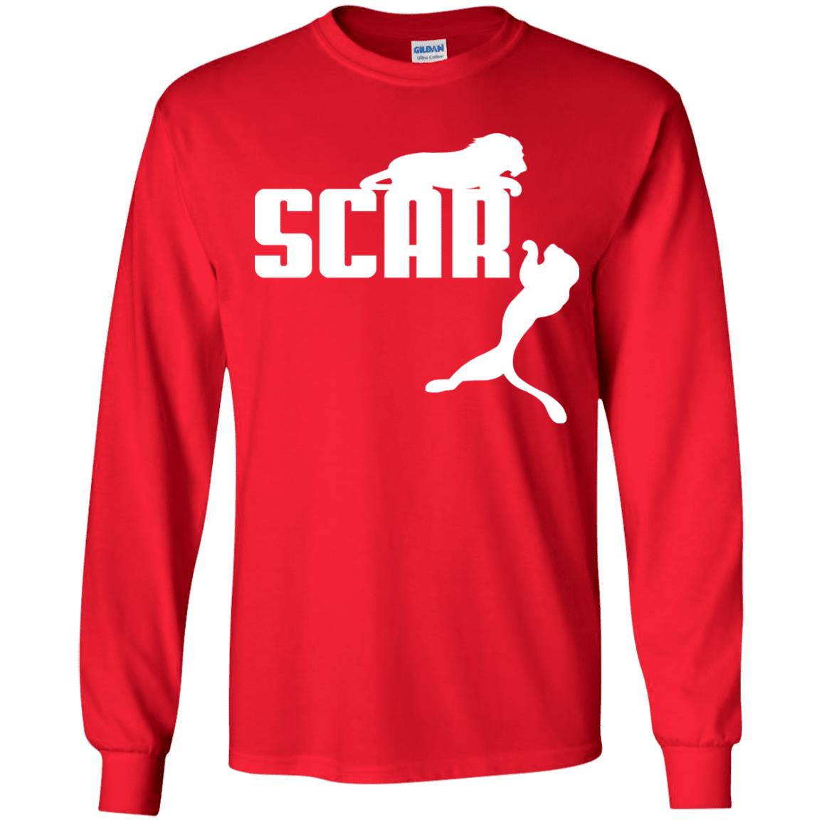 T-Shirts Red / YS Scar! Youth Long Sleeve T-Shirt