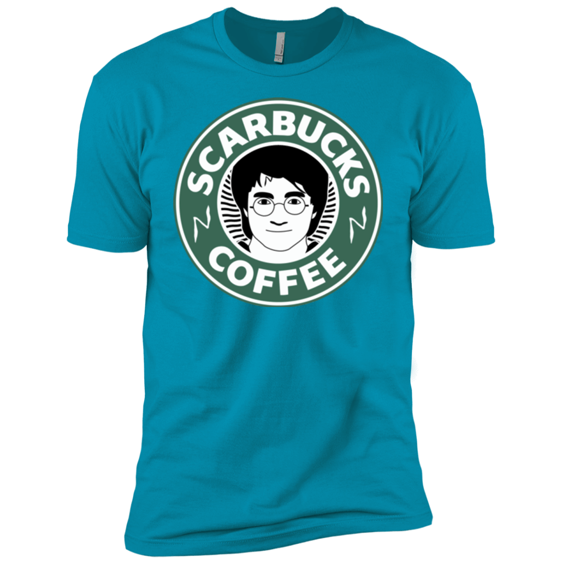 T-Shirts Turquoise / YXS Scarbucks Boys Premium T-Shirt