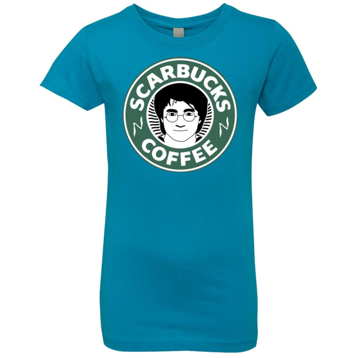 T-Shirts Turquoise / YXS Scarbucks Girls Premium T-Shirt