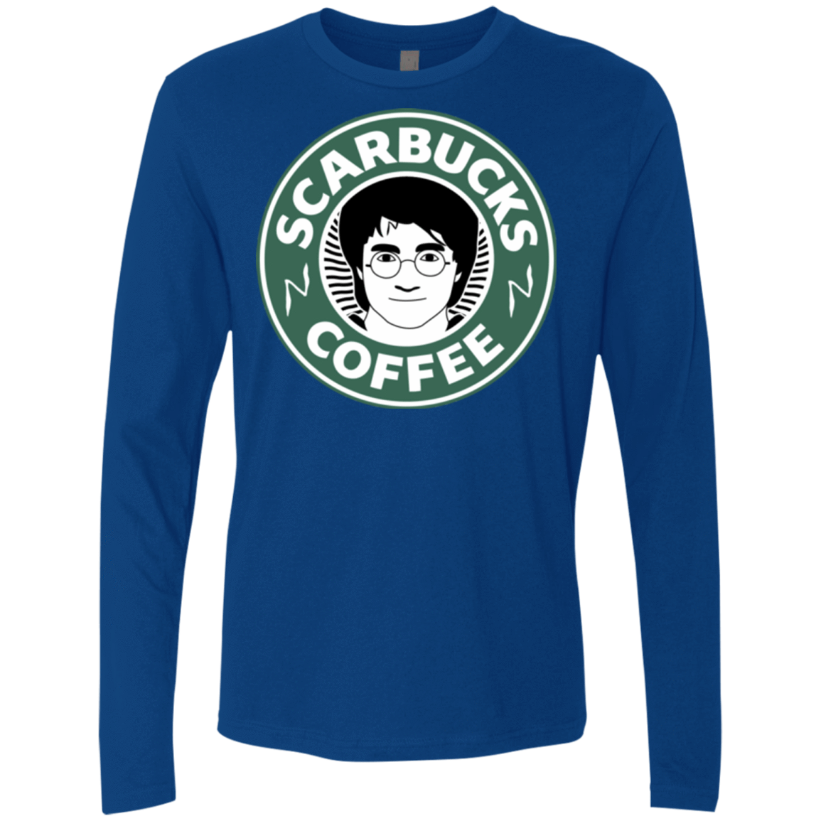 T-Shirts Royal / Small Scarbucks Men's Premium Long Sleeve