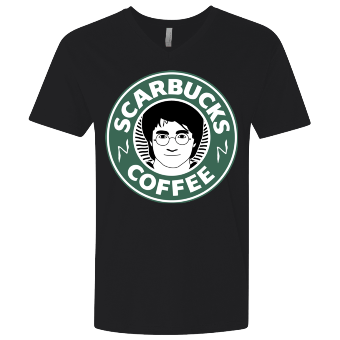 T-Shirts Black / X-Small Scarbucks Men's Premium V-Neck