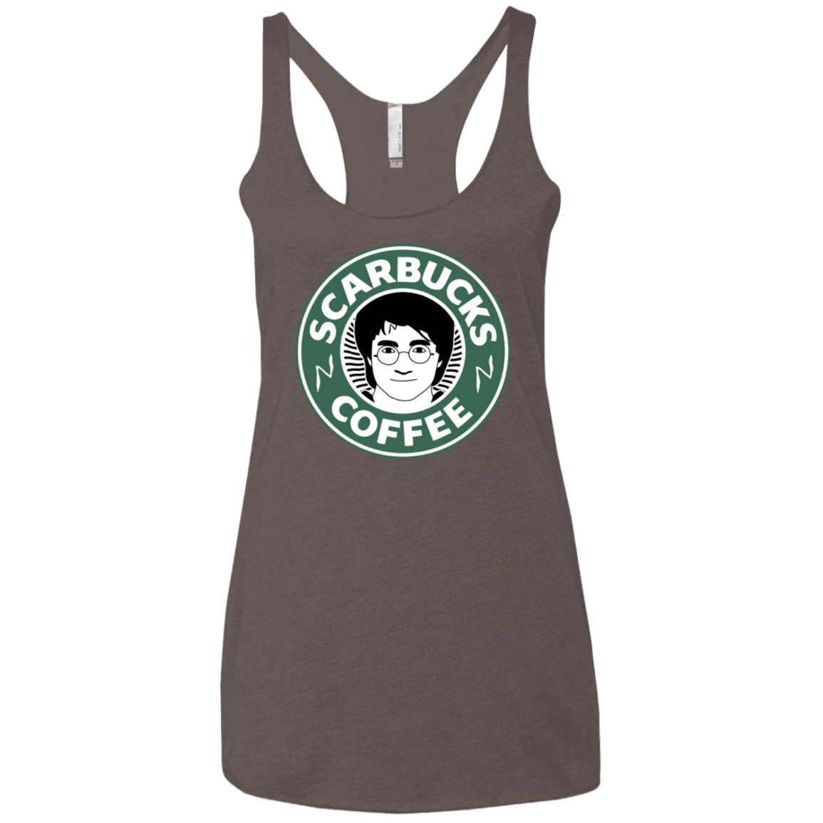 T-Shirts Macchiato / X-Small Scarbucks Women's Triblend Racerback Tank