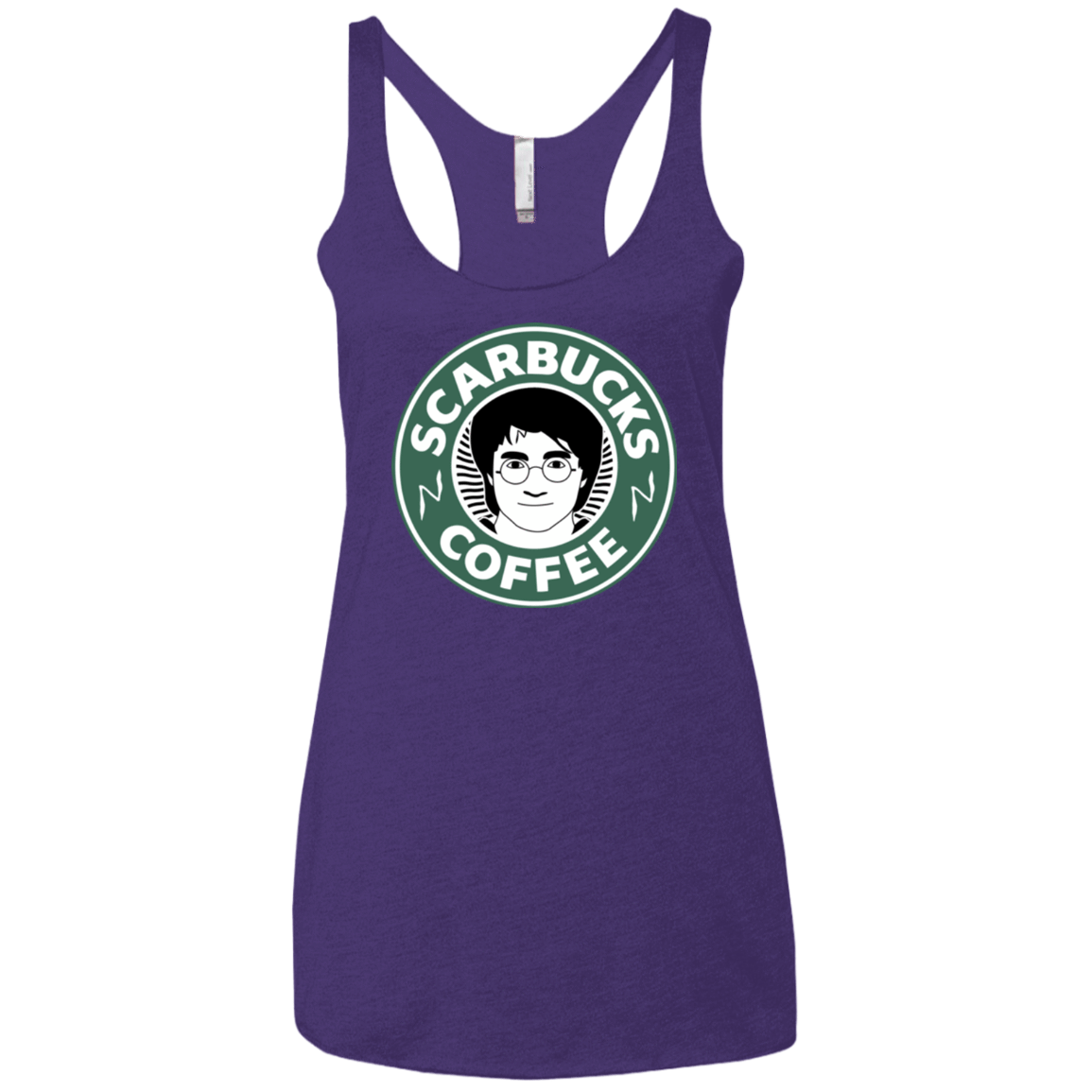 T-Shirts Purple / X-Small Scarbucks Women's Triblend Racerback Tank