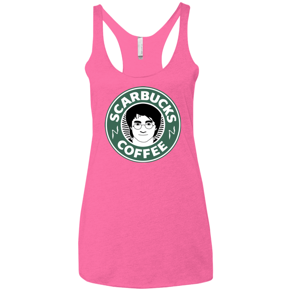 T-Shirts Vintage Pink / X-Small Scarbucks Women's Triblend Racerback Tank