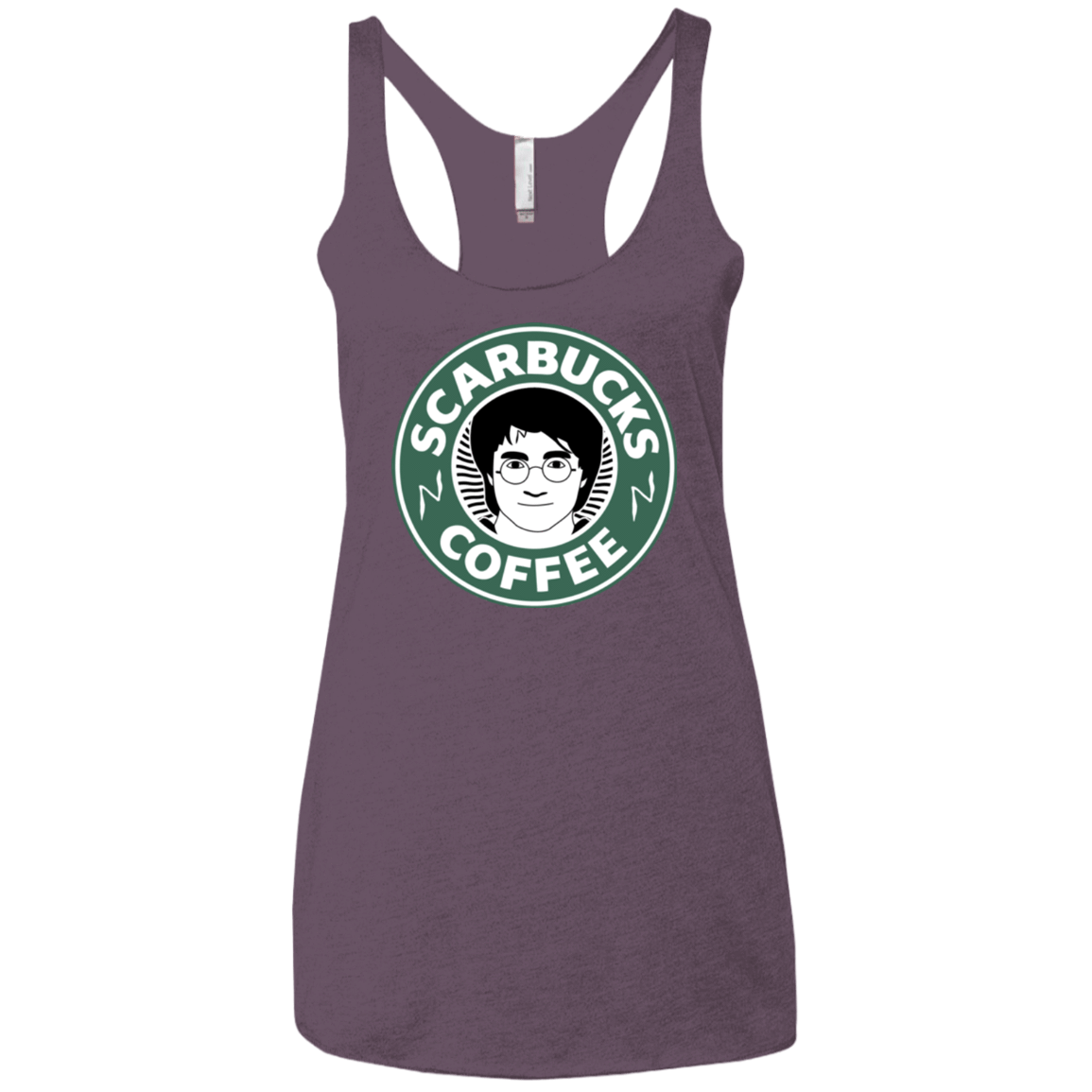 T-Shirts Vintage Purple / X-Small Scarbucks Women's Triblend Racerback Tank