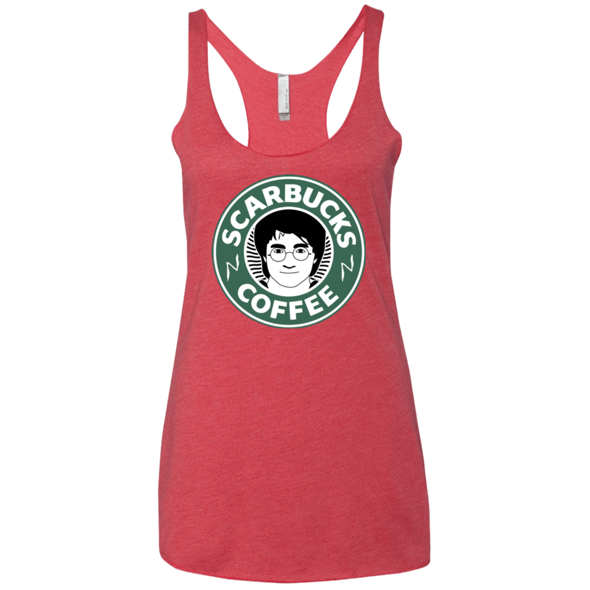 T-Shirts Vintage Red / X-Small Scarbucks Women's Triblend Racerback Tank