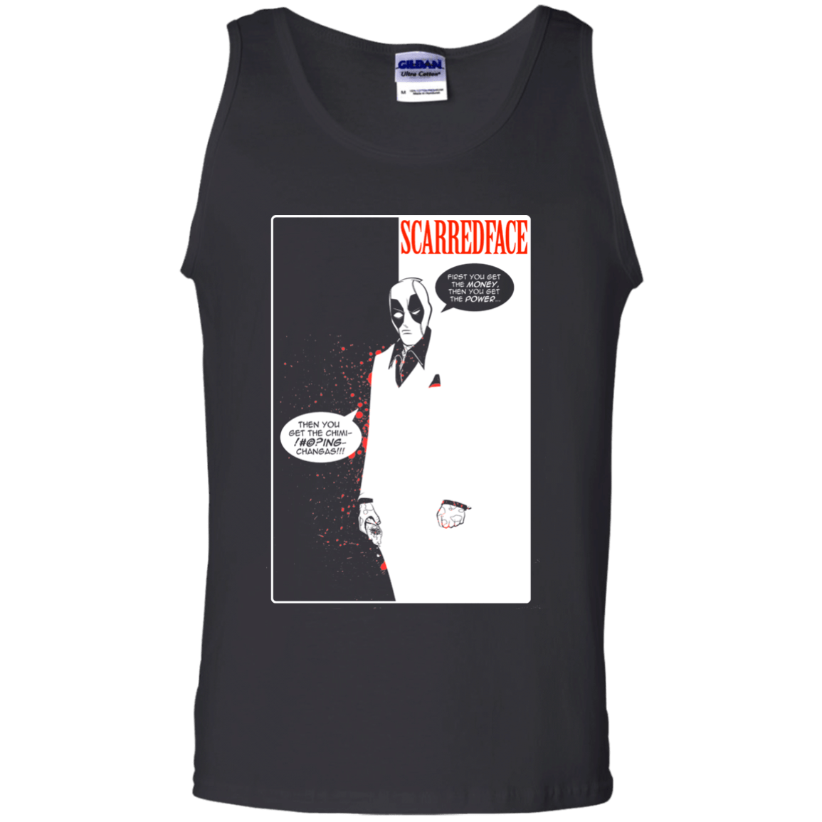 T-Shirts Black / S SCARREDFACE Men's Tank Top