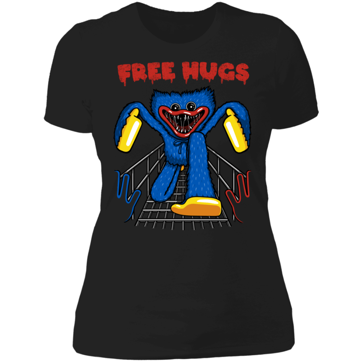 T-Shirts Black / X-Small Scary Hug Women's Premium T-Shirt