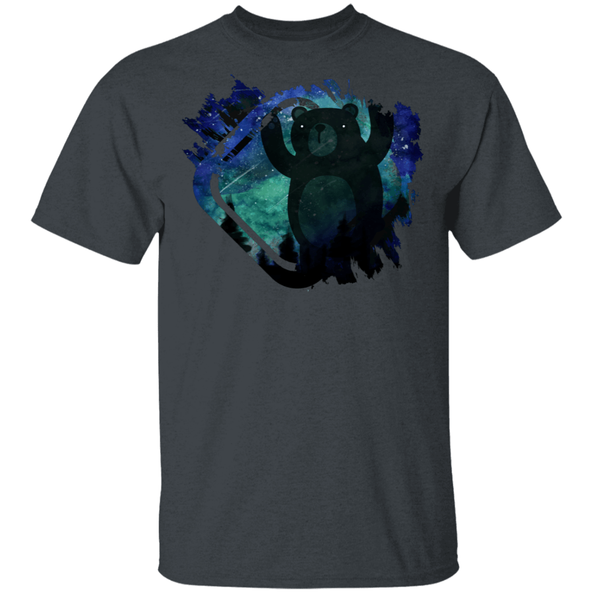 T-Shirts Dark Heather / S Scary Stuffed Bear T-Shirt