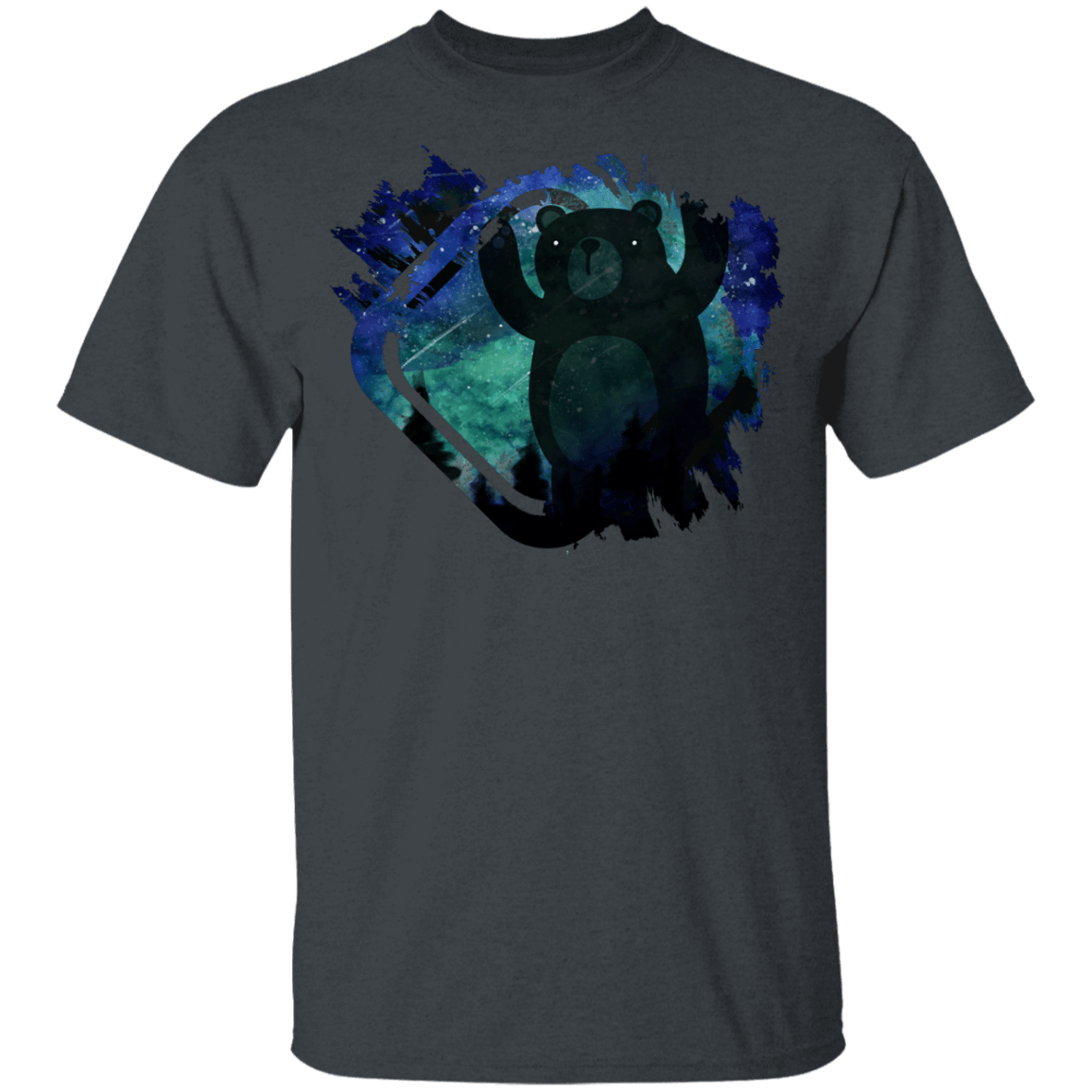 T-Shirts Dark Heather / YXS Scary Stuffed Bear Youth T-Shirt