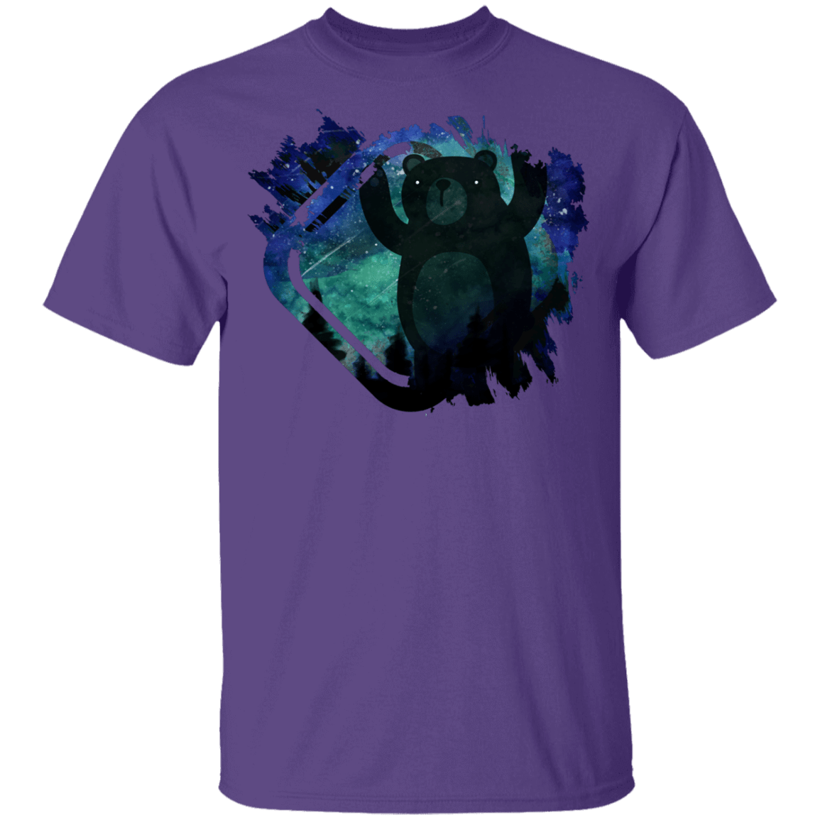 T-Shirts Purple / YXS Scary Stuffed Bear Youth T-Shirt
